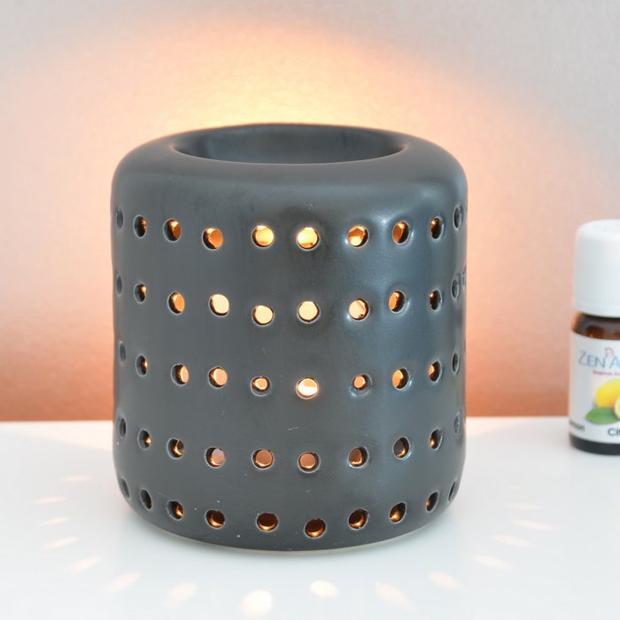 Parfumbrander - Zwart Coliseo - Origineel ontwerp en vorm - Aromatherapie decoratief object - Geurverspreiding Kaarshouder, Geurende Wassen - Afbeelding 2