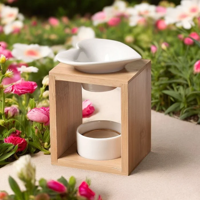 Fondantmerk Naturea Arum Series - Modern en willekeurig ontwerp in keramische en bamboe - aromatherapie aroma aroma