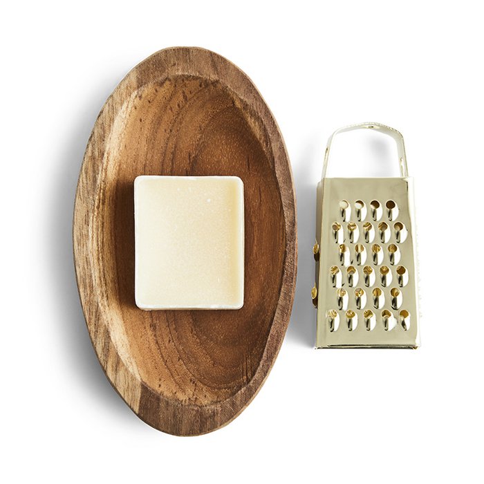 Schaaltje Hout Ovaal - Afbeelding 2