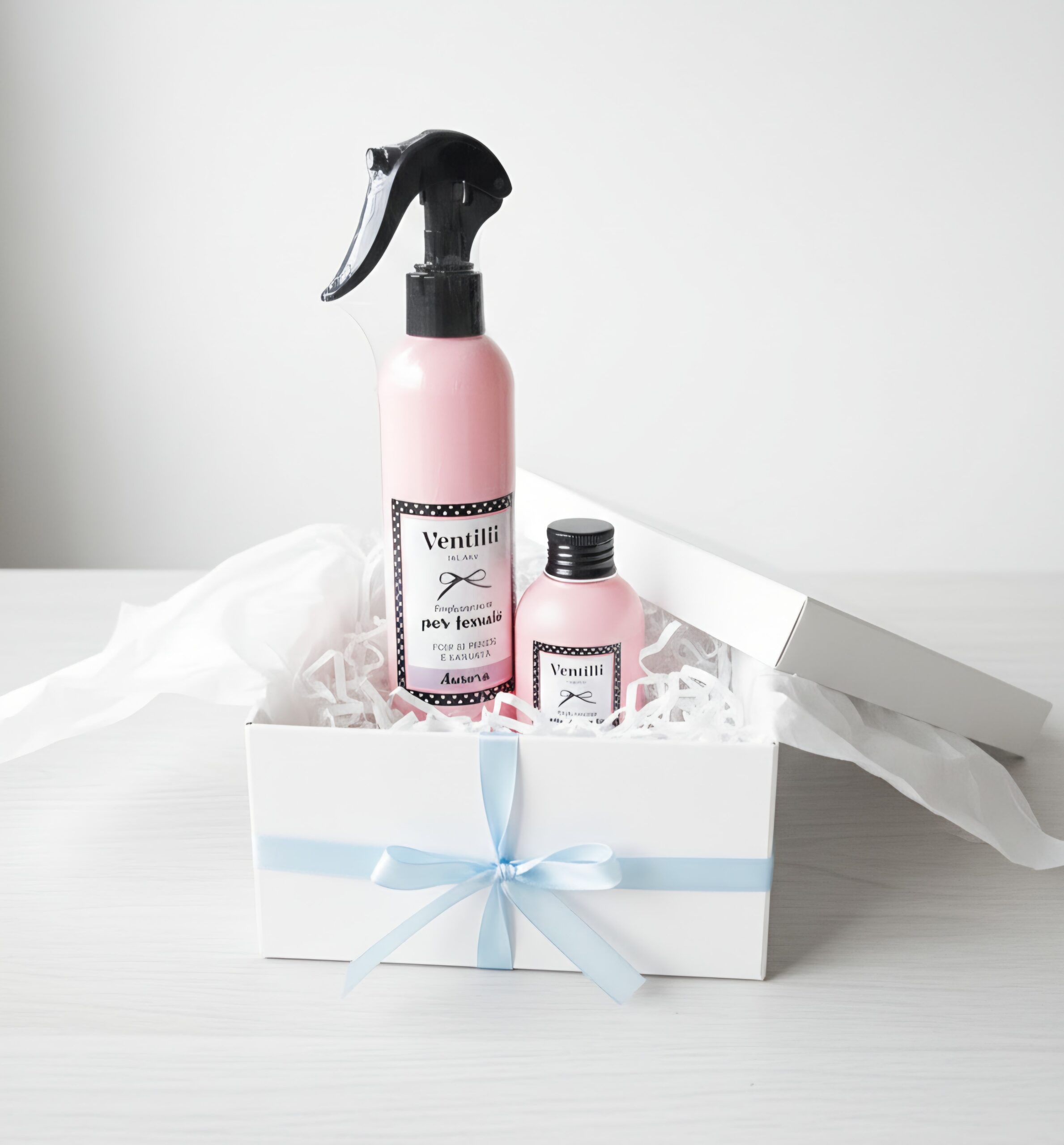 Cadeauset Ventilii Milano - Huisparfum Aurora 250ml - Wasparfum Aurora 100ml