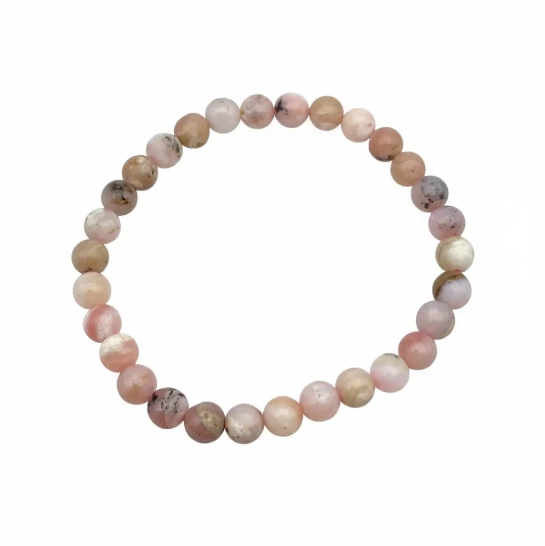 Edelstenen Armband β Roze Opaal 6 mm πΈ