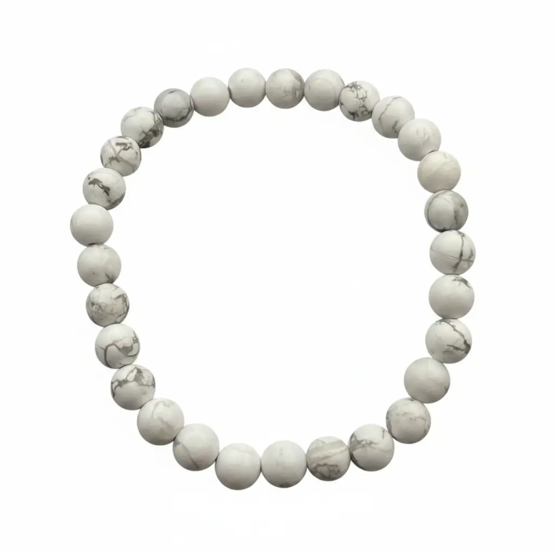 Edelstenen Armband β Howliet 6 mm π€