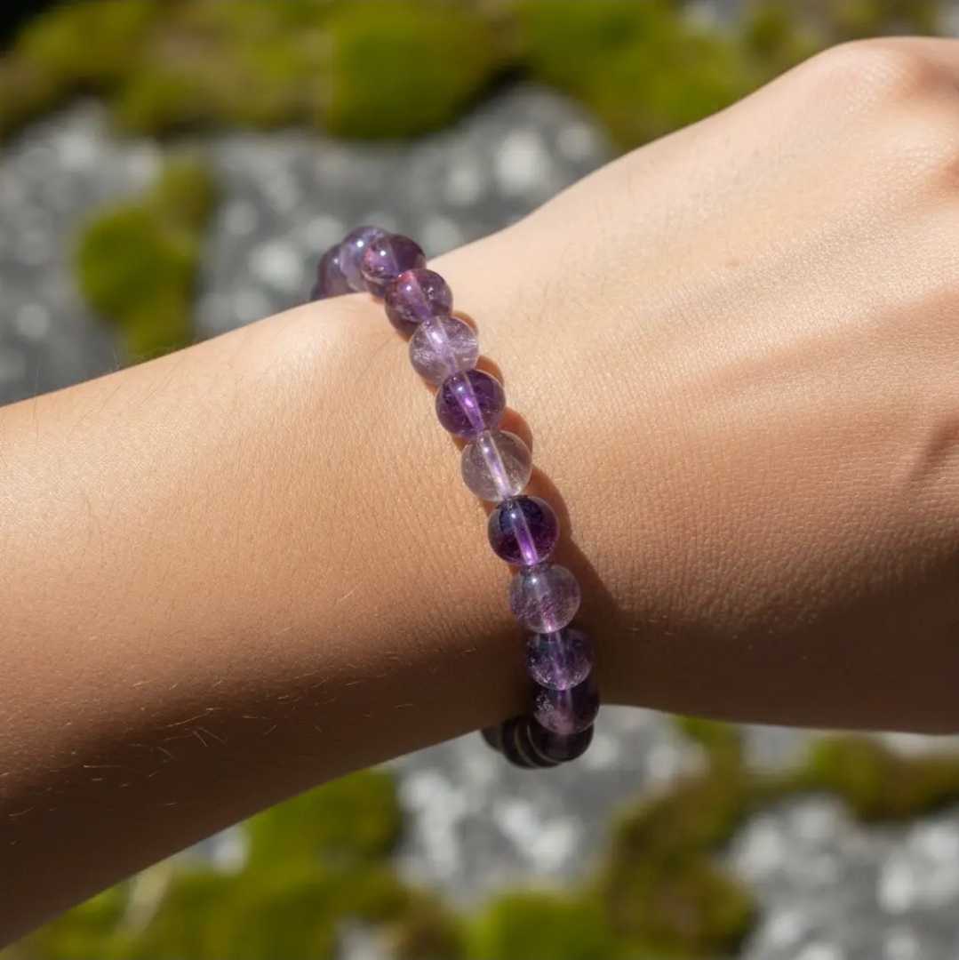 Edelstenen Armband β Super Seven 8 mm πβ¨ - Afbeelding 2